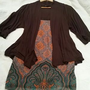 AB Studio open Cardigan